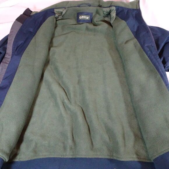 Orvis Men Dark Blue Jacket Size L - Picture 6 of 12